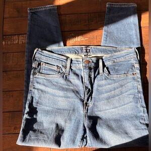 J. Crew High-Rise Skinny Jeans - Classic Denim